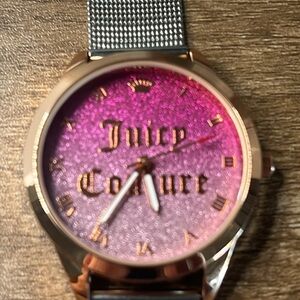 Juicy Couture watch Rose Gold Women logo new battery